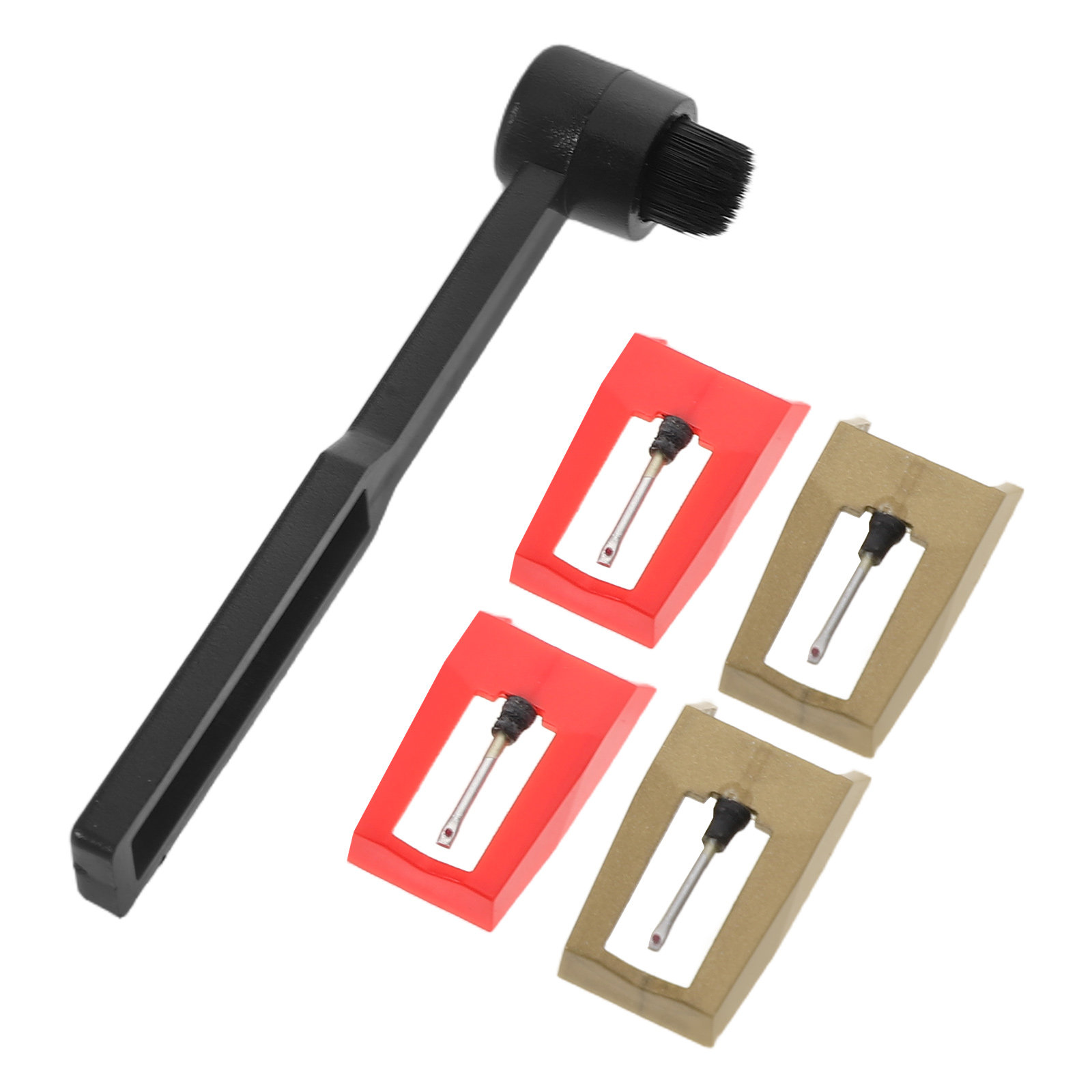 Record Player Needle - Stylus Set Cleaning Brush Phonograph Turntable