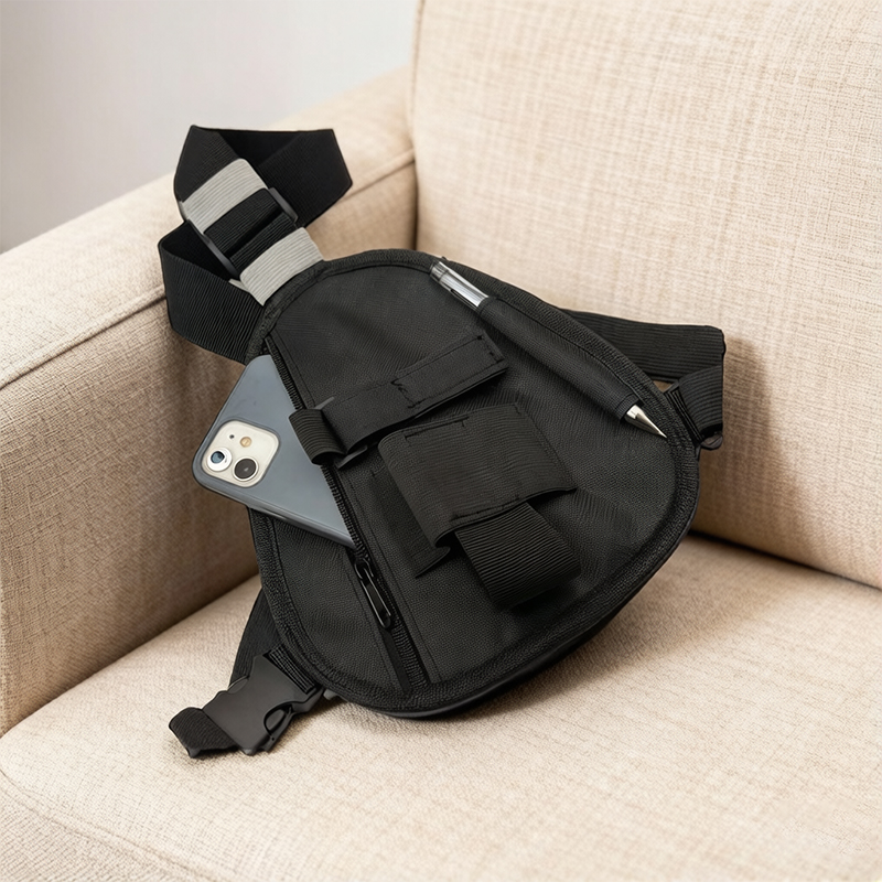 Cassette Walkman Belt - Multifunctional chest belt walkie-talkie chest bag