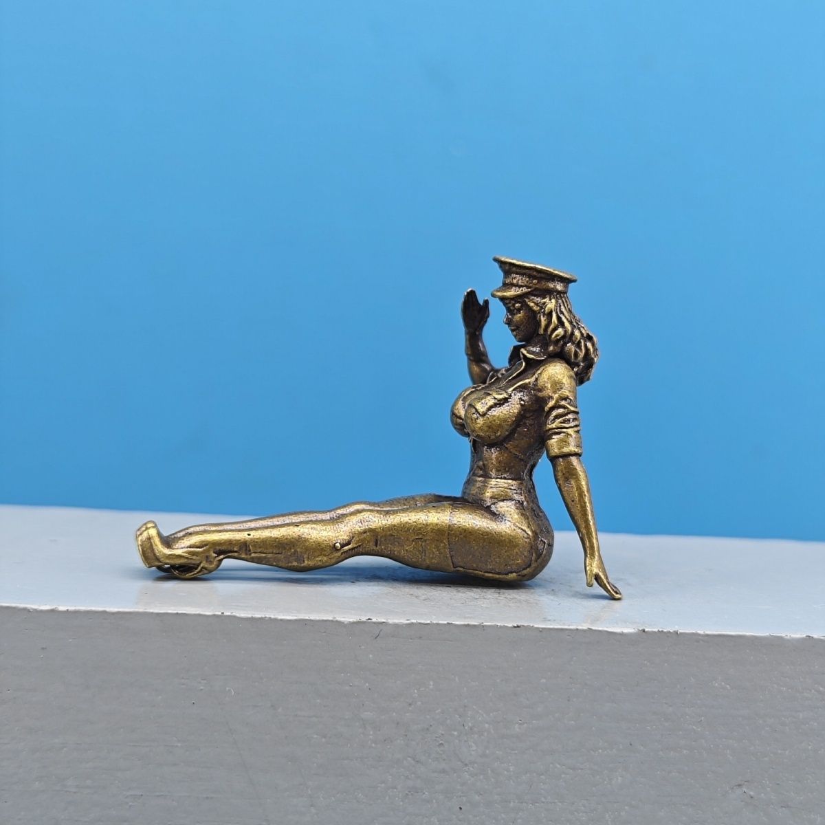 Solid Brass Miniature Girl Fig - Vintage Collectible Ornaments 리뷰 및 가격