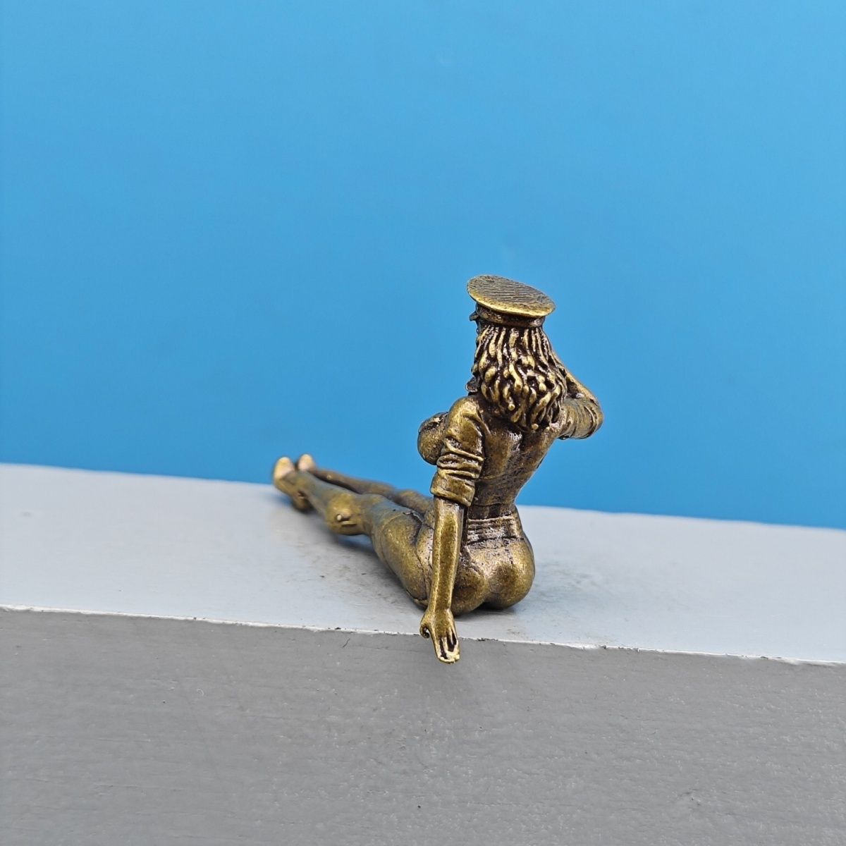 Solid Brass Miniature Girl Fig - Vintage Collectible Ornaments 리뷰 및 가격