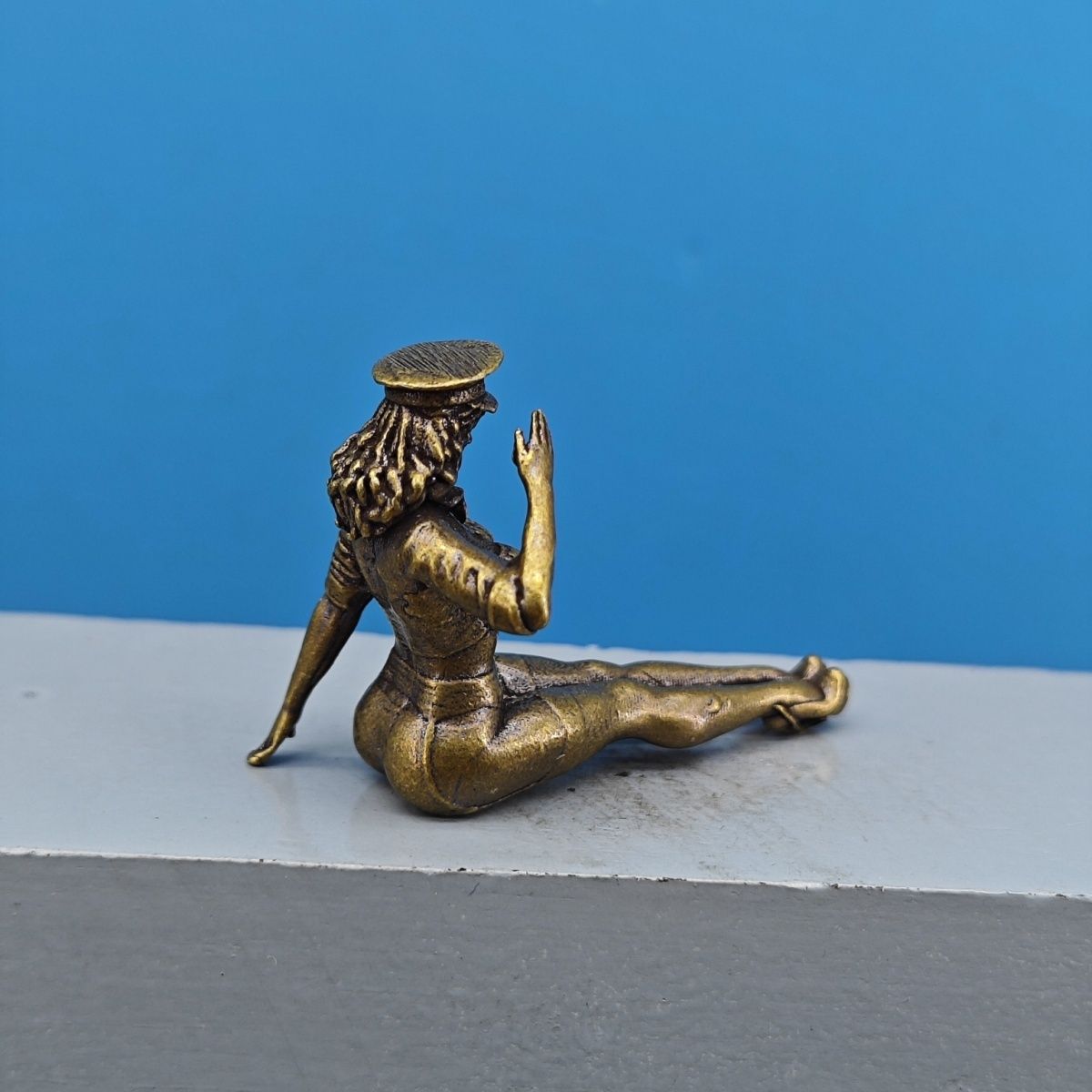 Solid Brass Miniature Girl Fig - Vintage Collectible Ornaments 리뷰 및 가격