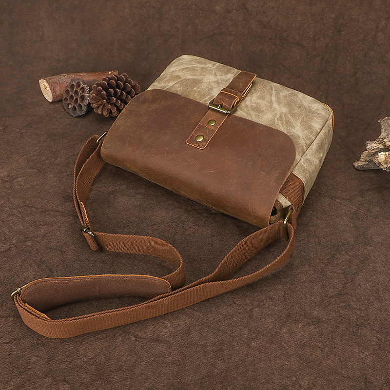 New Vintage Waxed Canvas Shoul - Lens Cap Vintage 리뷰 및 가격