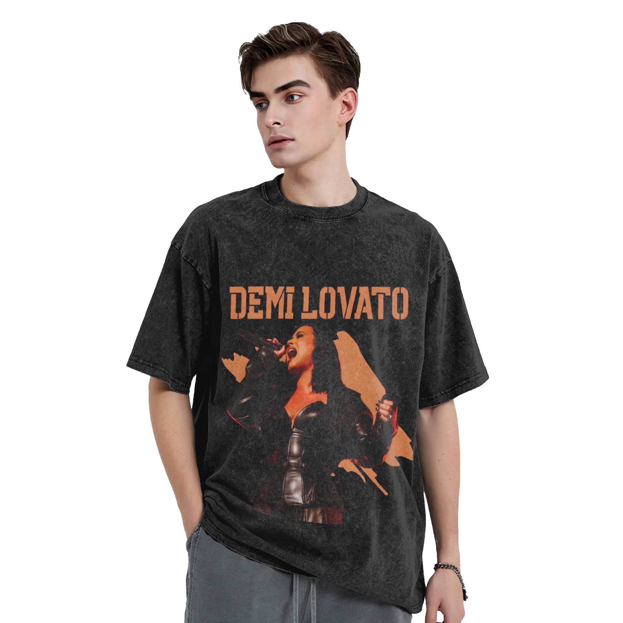Harajuku Washed Shirts Demi Lo - Collectible Vintage T Shirts 리뷰 및 가격