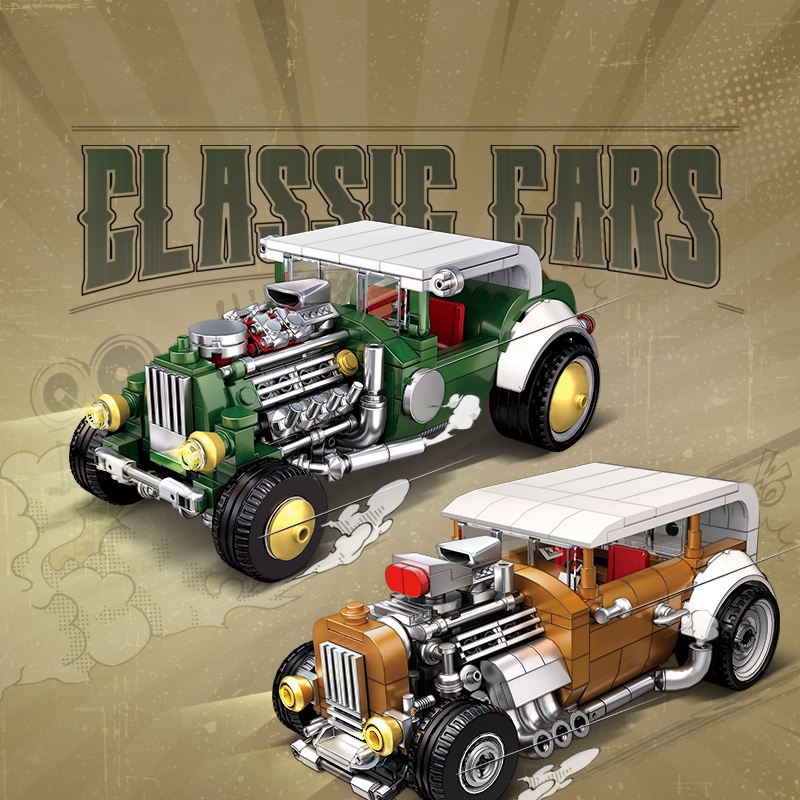 Retro vintage car building blo - Vintage Collectible Ornaments 리뷰 및 가격