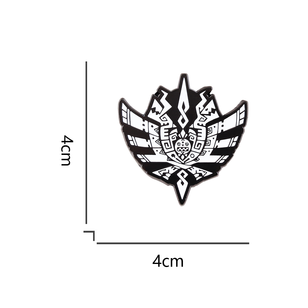 MH4 Monster Hunter-4 Logo Badg - Collectible Vintage Brooches 리뷰 및 가격