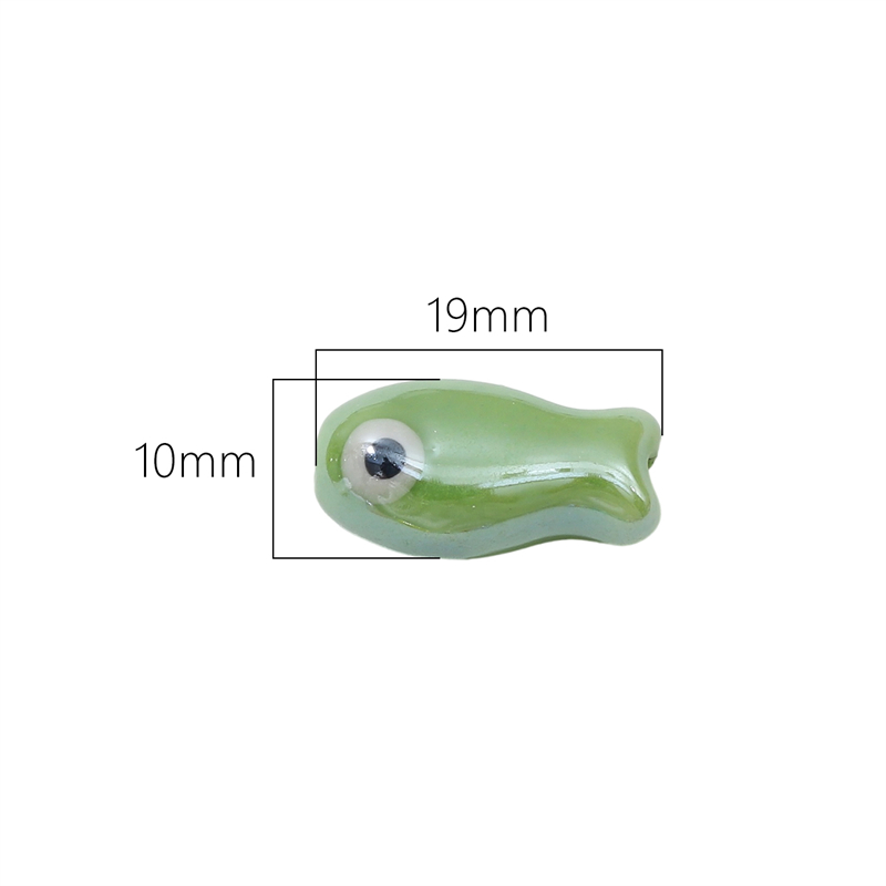 10Pcs Vintage Fish Ceramic Bea - Vintage Necklace 리뷰 및 가격