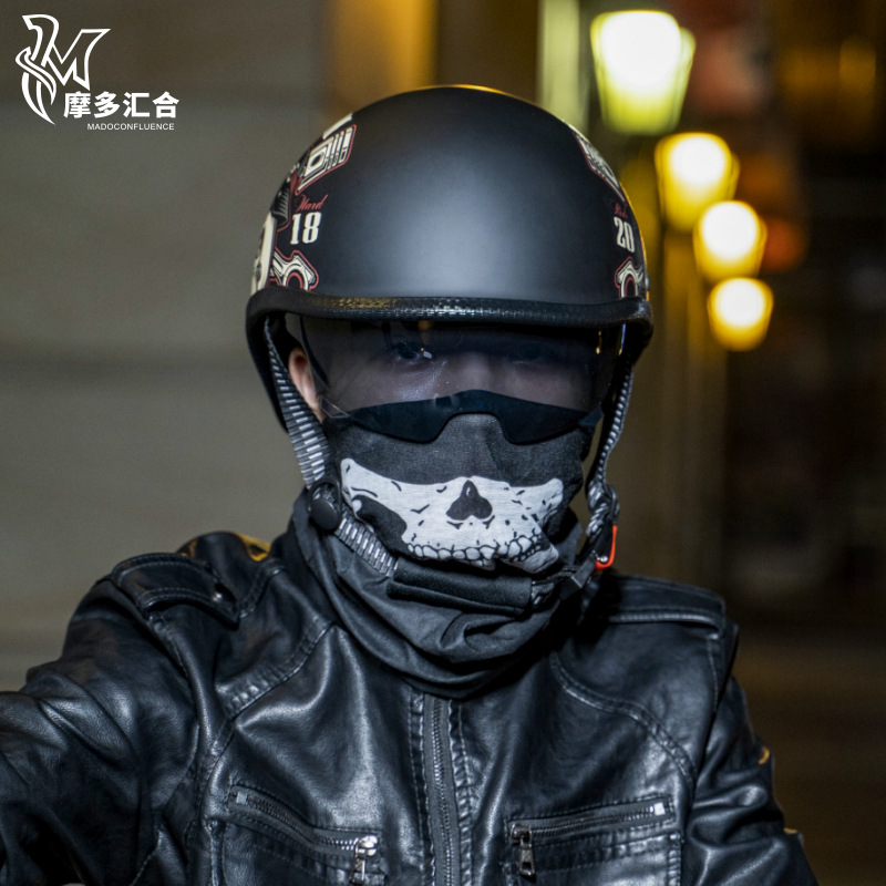 Retro Motorcycle Helmets for M - Lens Cap Vintage 리뷰 및 가격