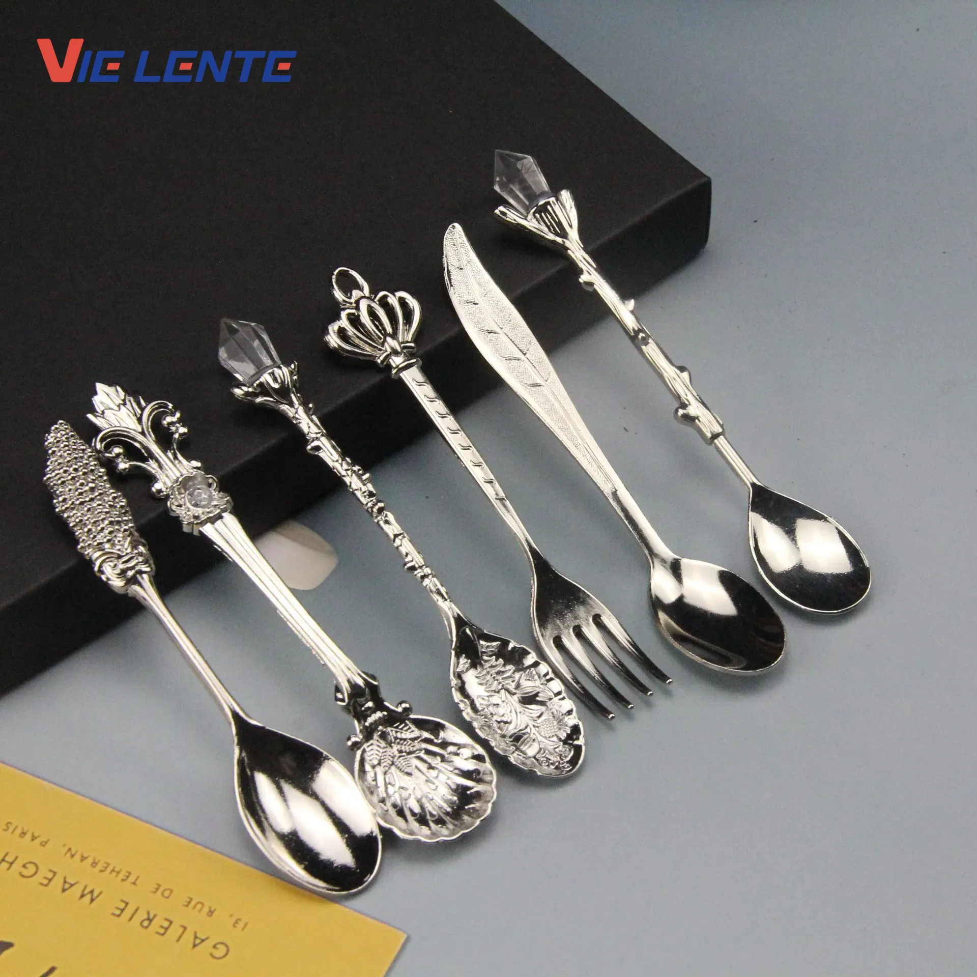 6pcs Set Ice Cream Spoon Jam S - Vintage Collectible Spoons 리뷰 및 가격