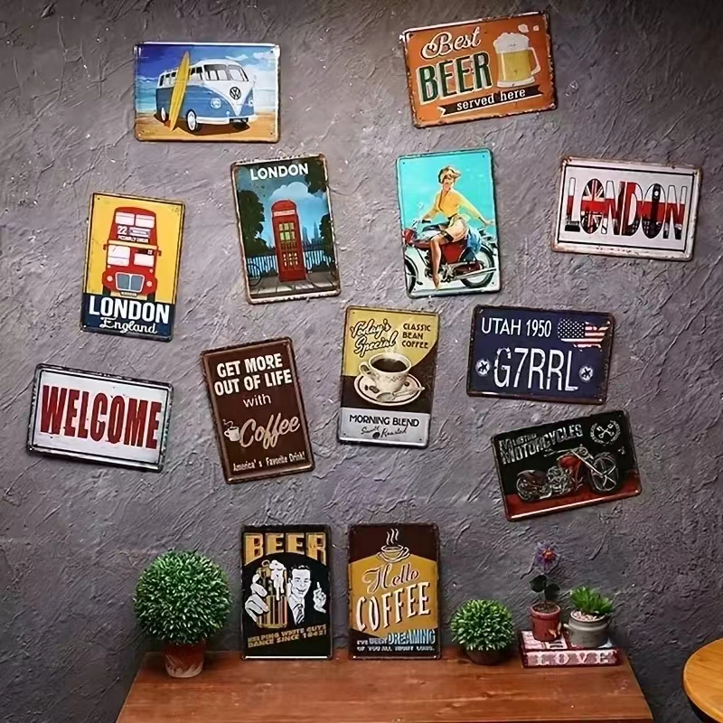 [Metal Decorative Plaque] Vint - Vintage Collectible Guns 리뷰 및 가격