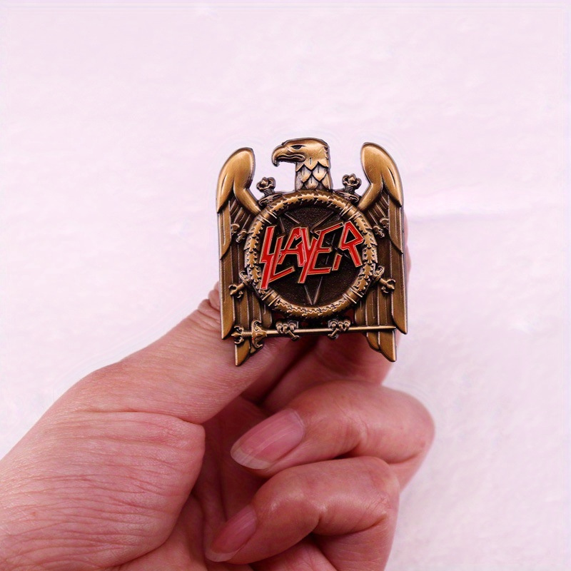 1pc Retro Heavy Metal Band Pop - Collectible Vintage Brooches 리뷰 및 가격
