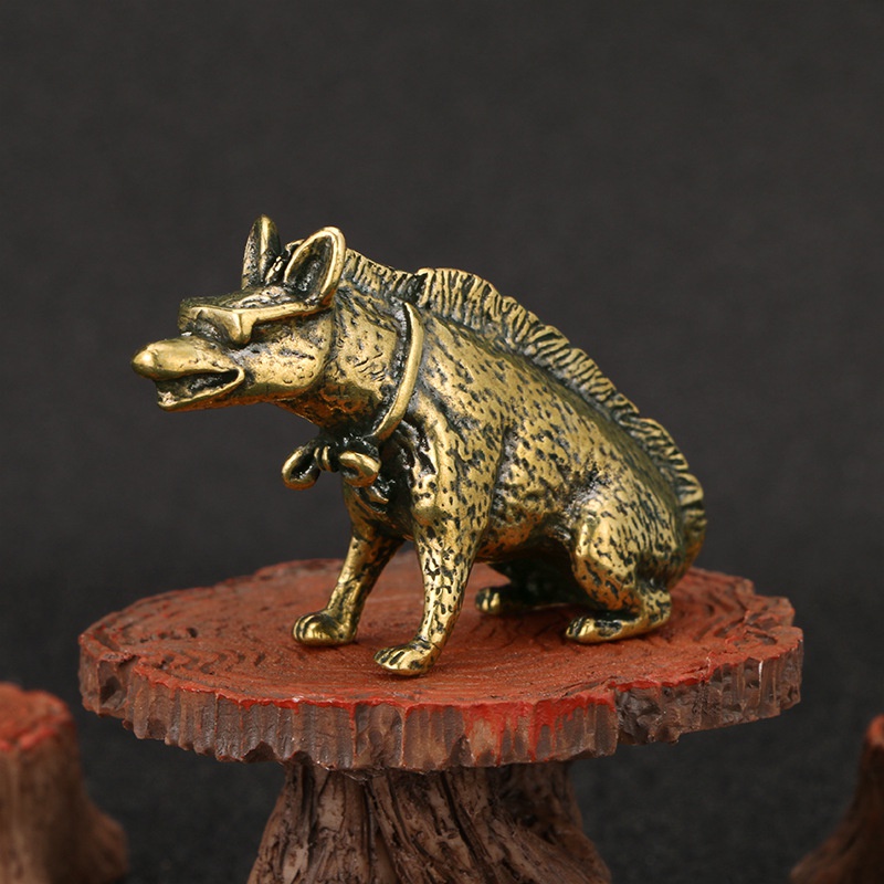Brass Hyaenidae with Eyes Stat - Vintage Collectible Ornaments 리뷰 및 가격
