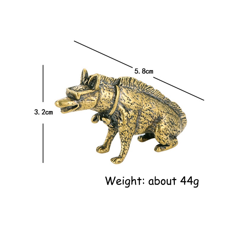 Brass Hyaenidae with Eyes Stat - Vintage Collectible Ornaments 리뷰 및 가격
