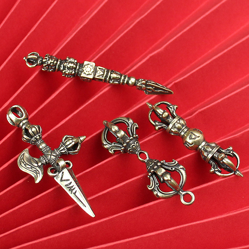 C 1pc Vintage Brass Vajra Pest - Vintage Collectible Ornaments 리뷰 및 가격