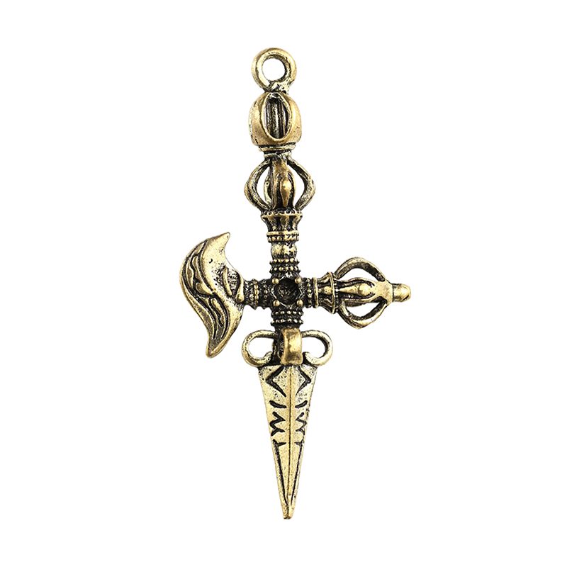 C 1pc Vintage Brass Vajra Pest - Vintage Collectible Ornaments 리뷰 및 가격