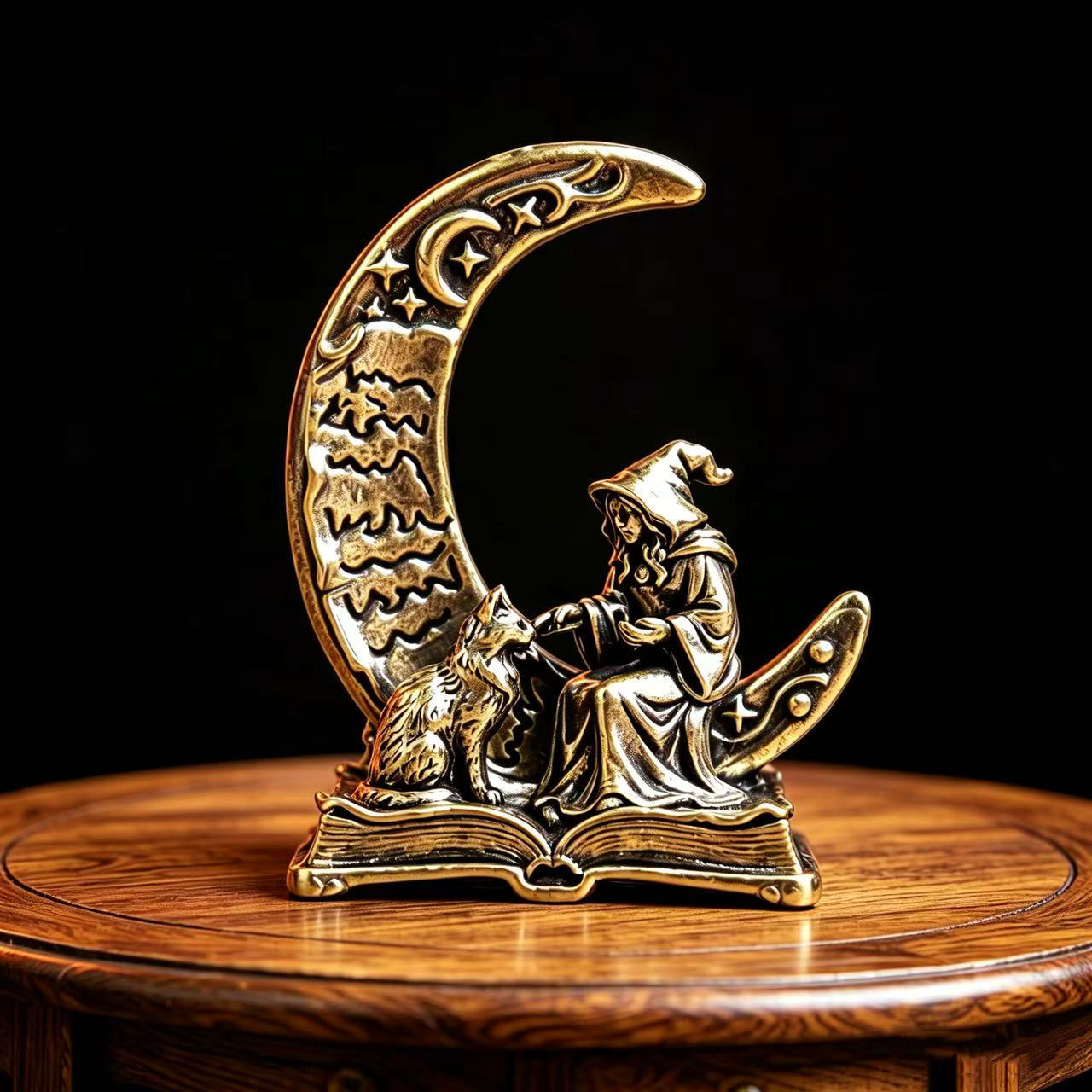 Brass Moon Witch Decoration St - Vintage Collectible Ornaments 리뷰 및 가격