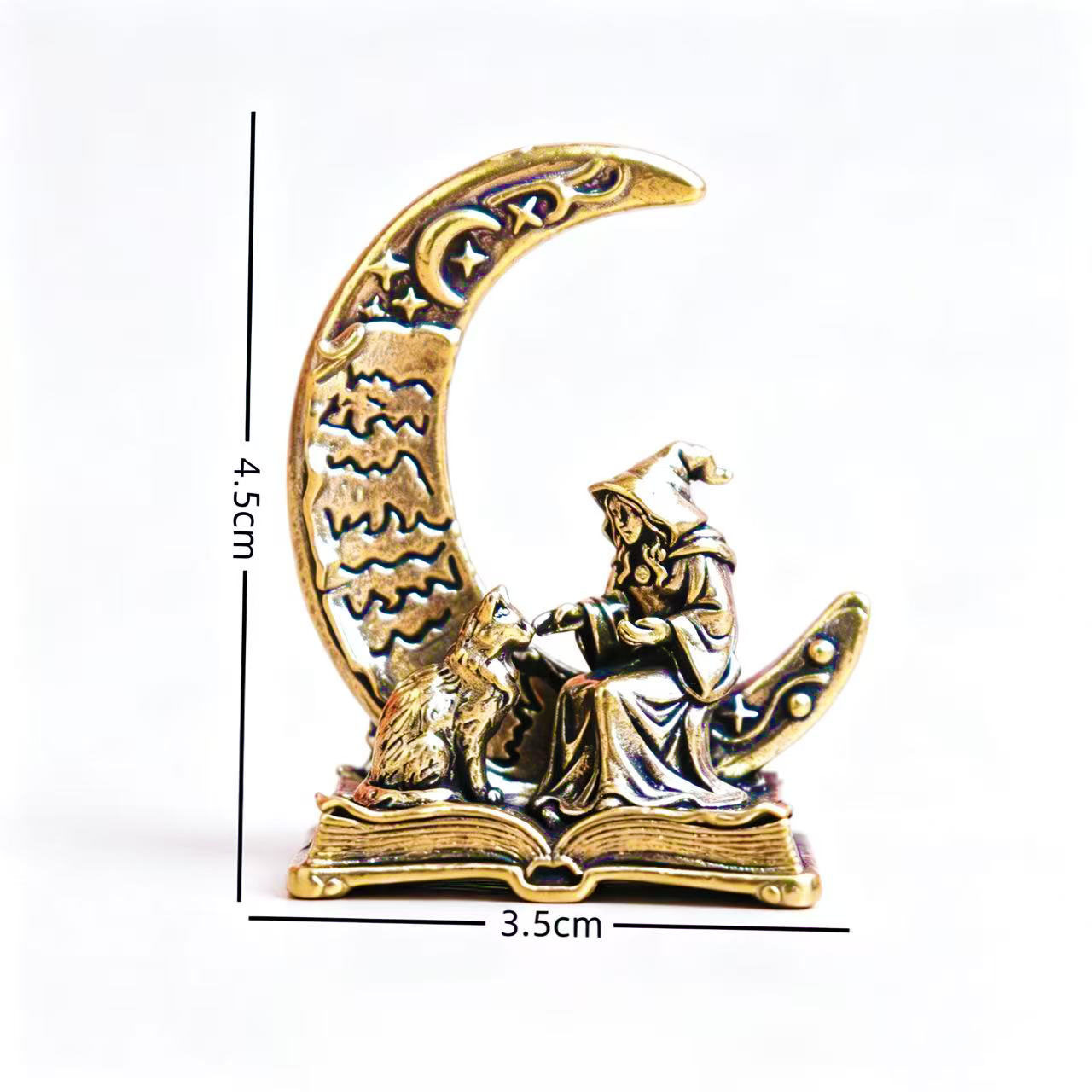 Brass Moon Witch Decoration St - Vintage Collectible Ornaments 리뷰 및 가격