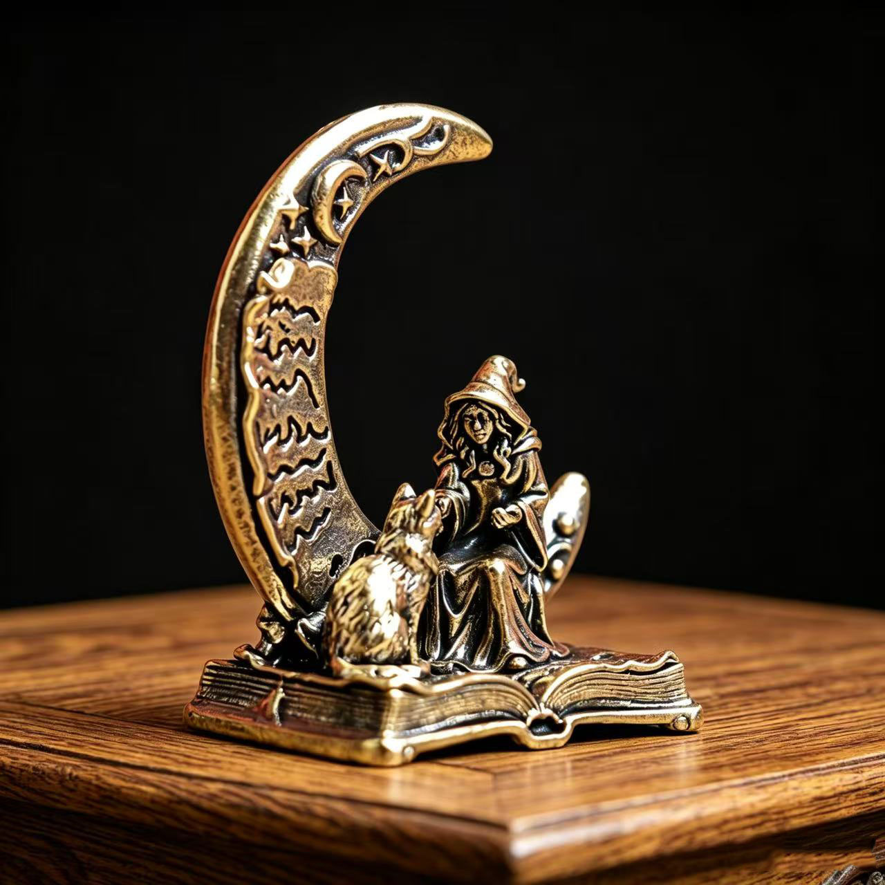 Brass Moon Witch Decoration St - Vintage Collectible Ornaments 리뷰 및 가격