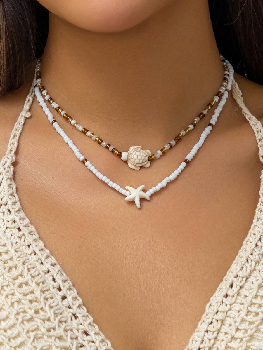 2pcs Vintage Bohemian Style St - Vintage Necklace 리뷰 및 가격