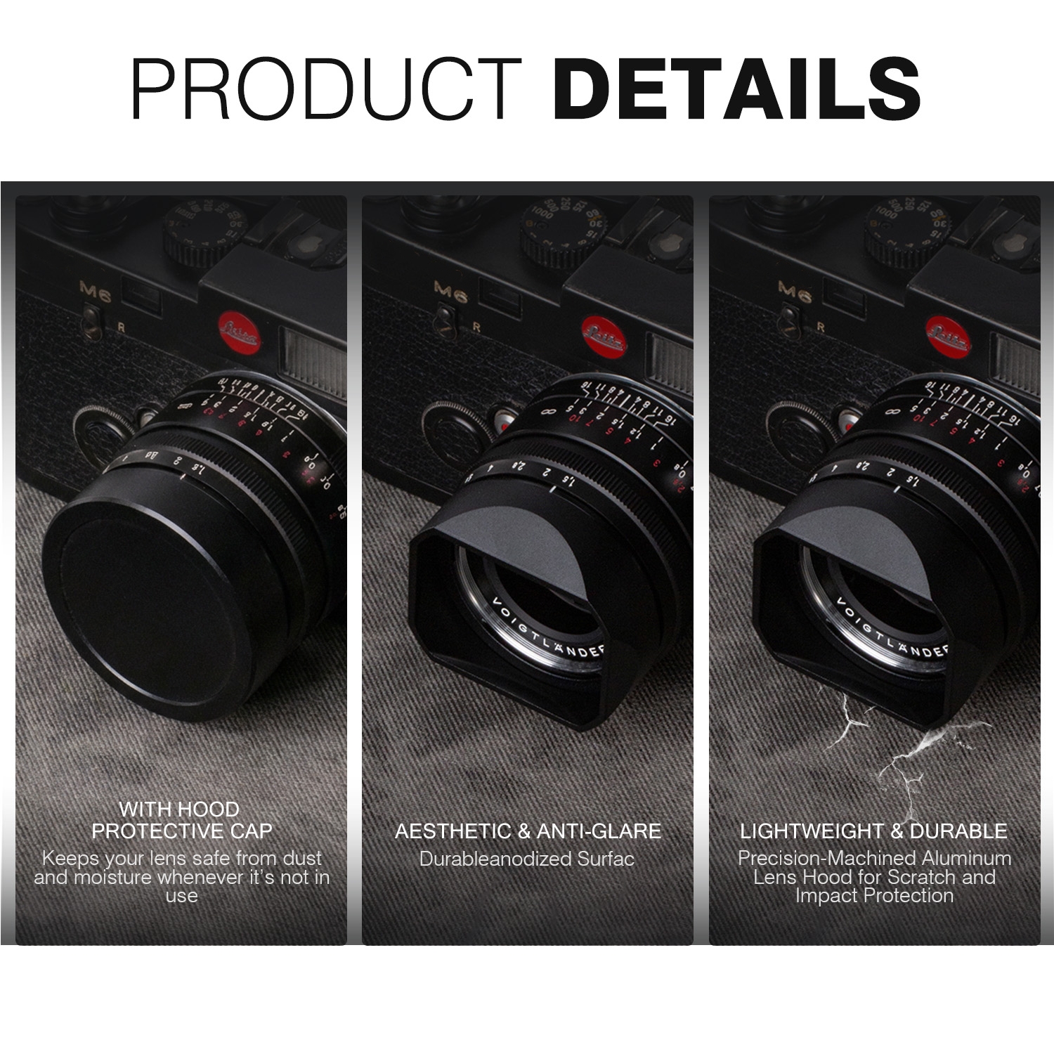 Metal Lens Hood Lightweight Sq - Lens Cap Vintage 리뷰 및 가격