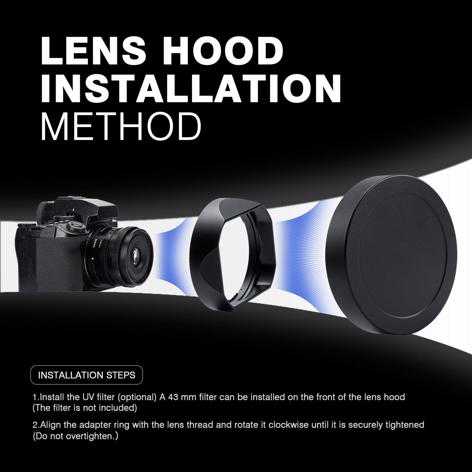 Metal Lens Hood Lightweight Sq - Lens Cap Vintage 리뷰 및 가격