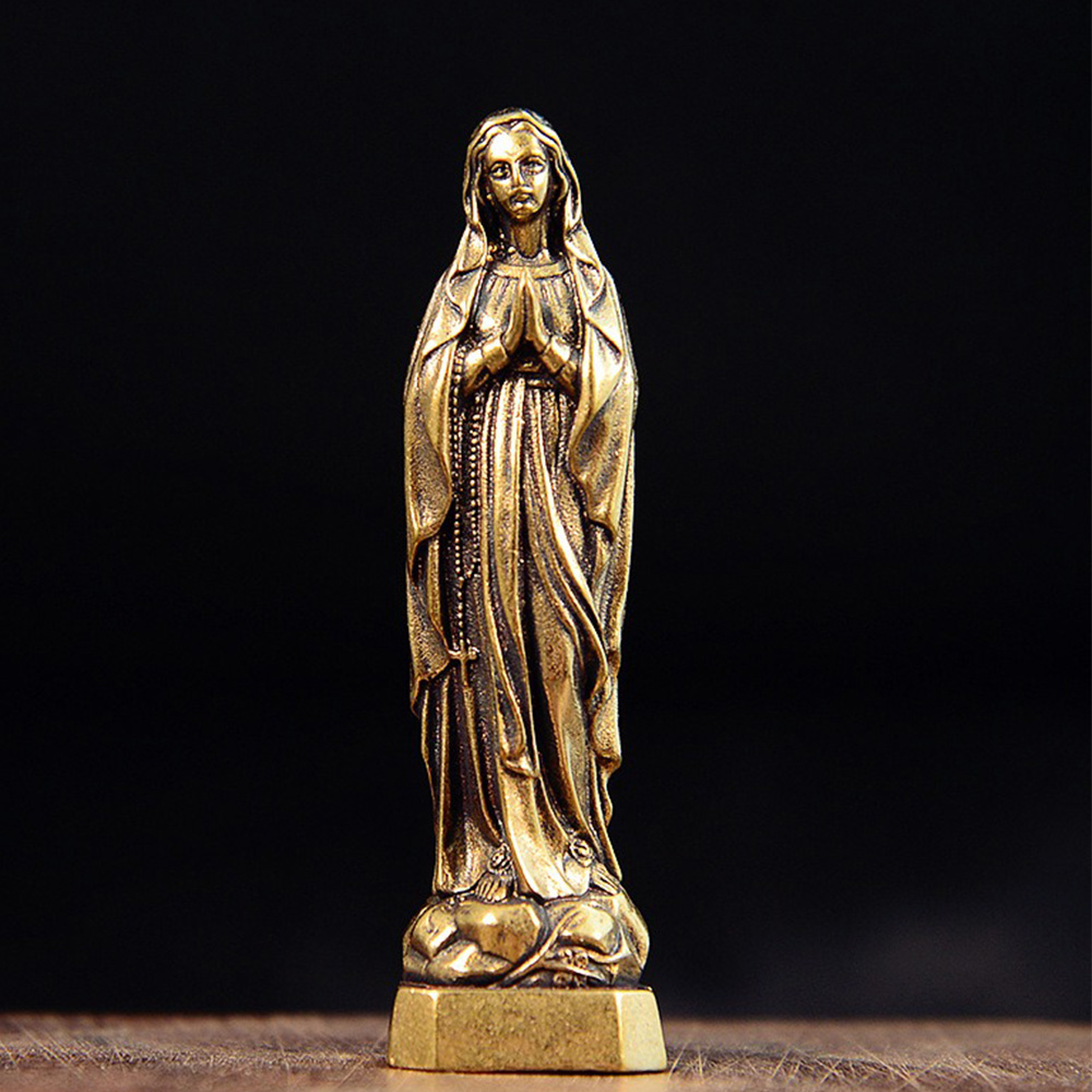 Brass Virgin Mary Figurines Po - Vintage Collectible Ornaments 리뷰 및 가격