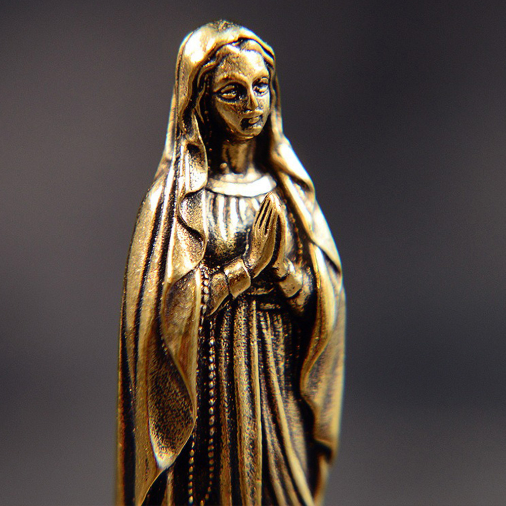 Brass Virgin Mary Figurines Po - Vintage Collectible Ornaments 리뷰 및 가격