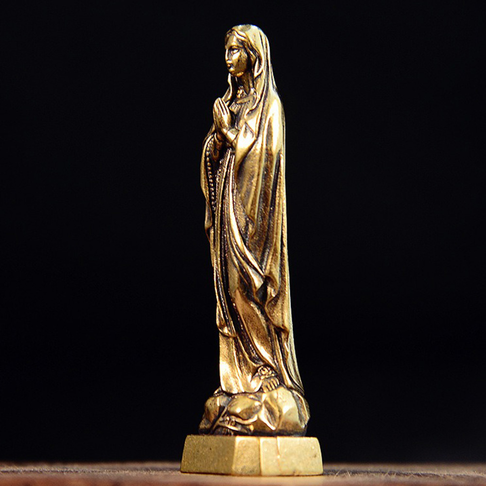 Brass Virgin Mary Figurines Po - Vintage Collectible Ornaments 리뷰 및 가격