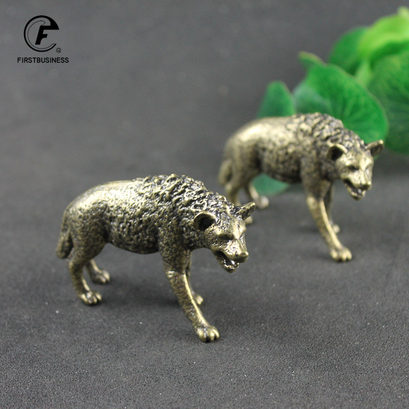 Solid Brass Hyena Figurine Min - Vintage Collectible Ornaments 리뷰 및 가격