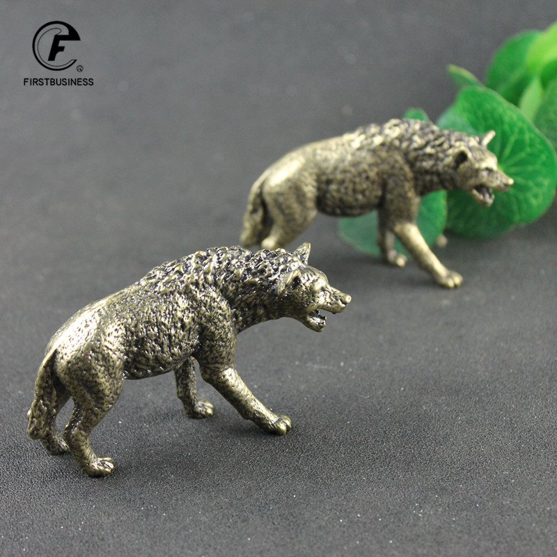 Solid Brass Hyena Figurine Min - Vintage Collectible Ornaments 리뷰 및 가격