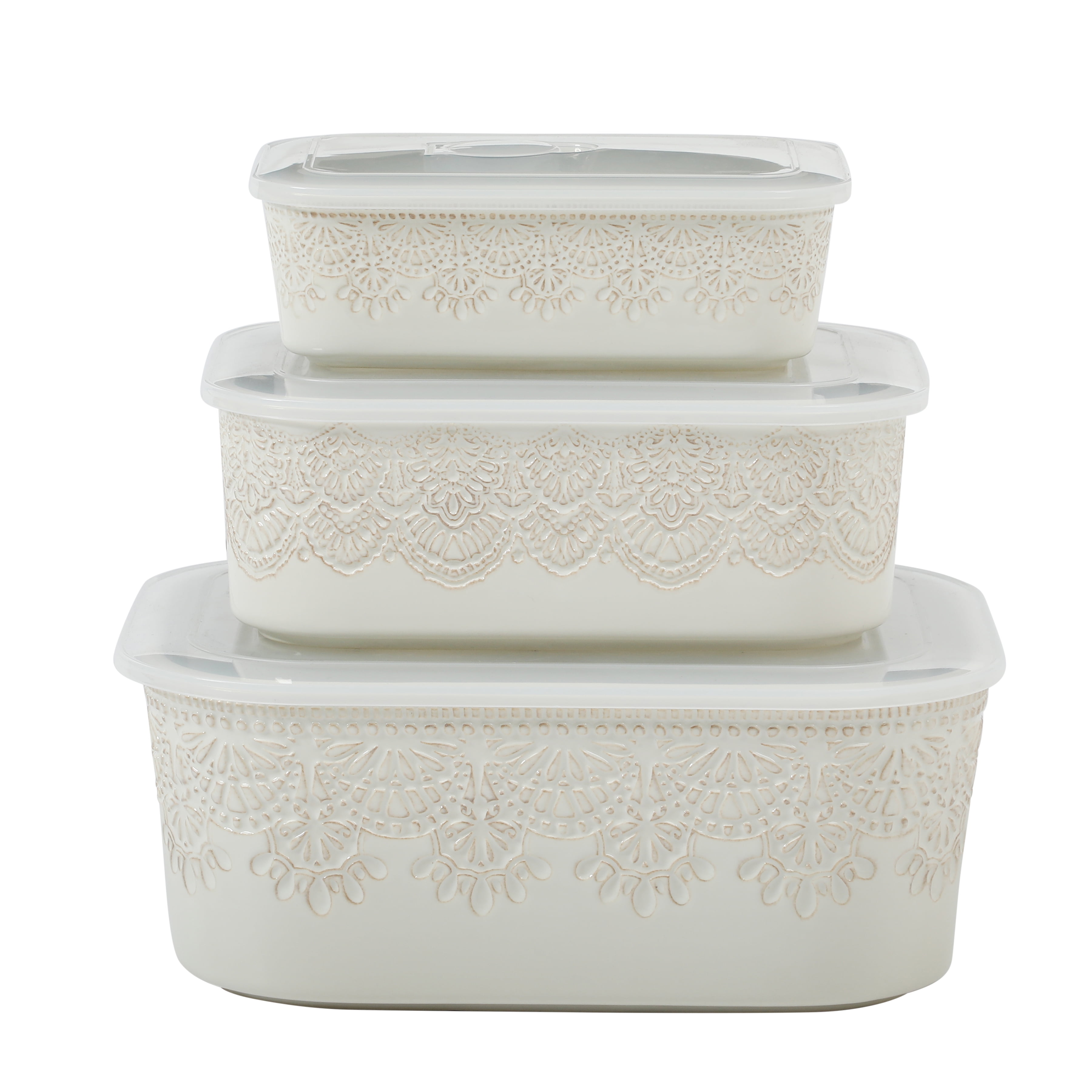Vintage lace ceramic casserole - Vintage Collectible Dishes 리뷰 및 가격