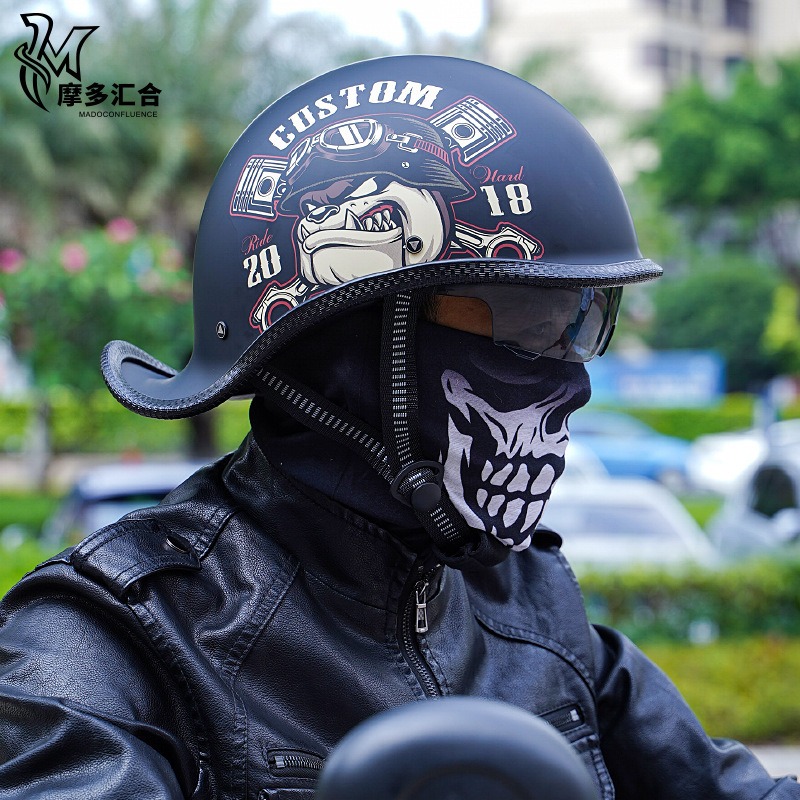 Retro Motorcycle Helmets for M - Lens Cap Vintage 리뷰 및 가격