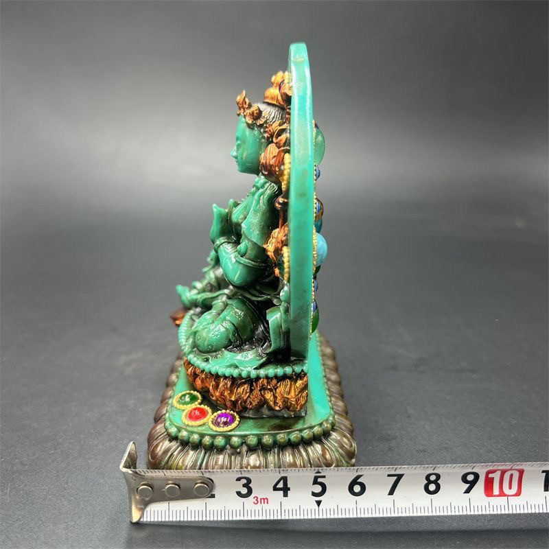Tibetan Vintage Green Tara Sta - Vintage Collectible Ornaments 리뷰 및 가격