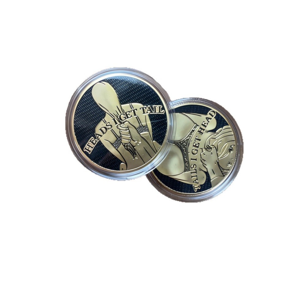 New Funny Heads and Tails Coin - Collectible Vintage Brooches 리뷰 및 가격