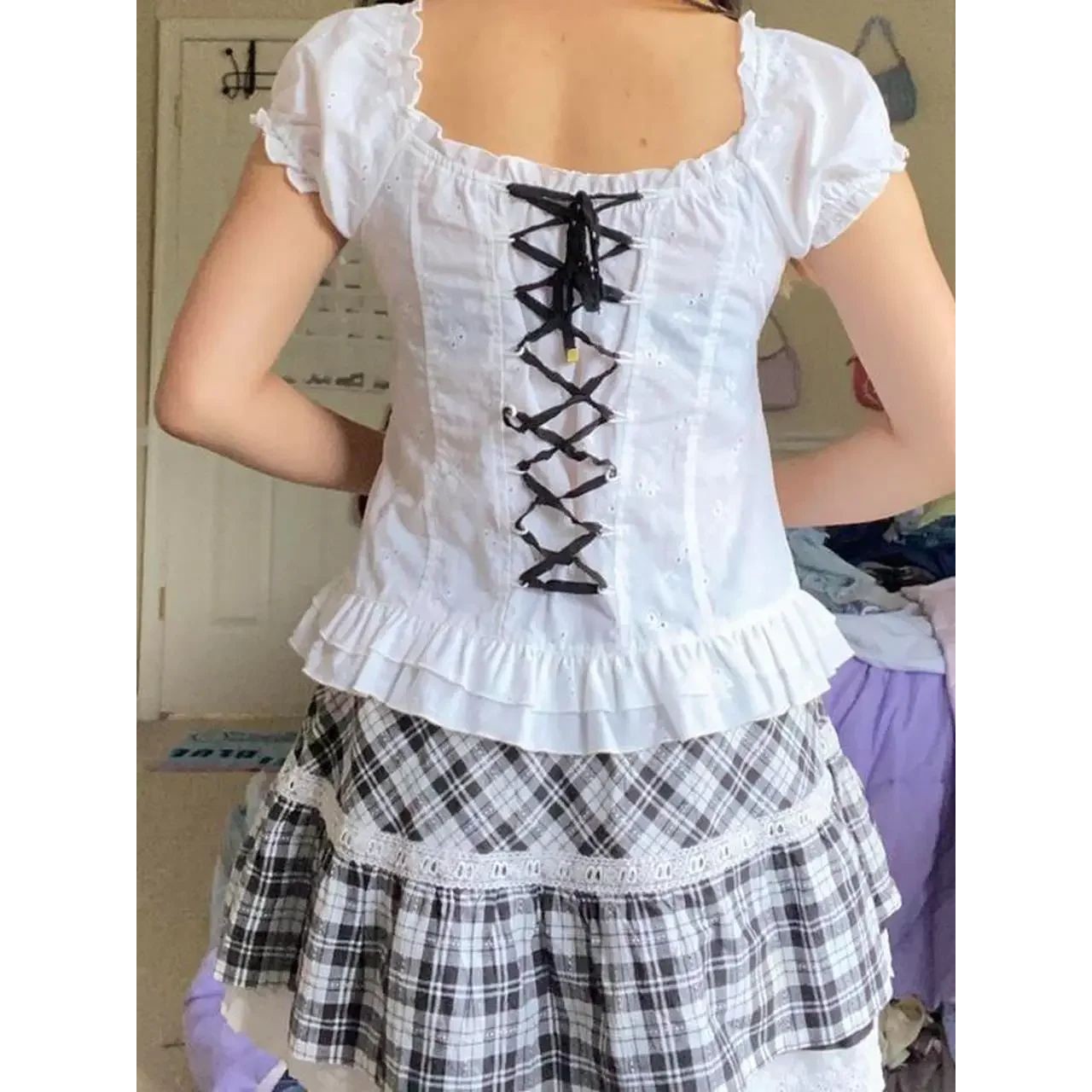 Kawaii Corset Ops 2000s Women' - Collectible Vintage T Shirts 리뷰 및 가격