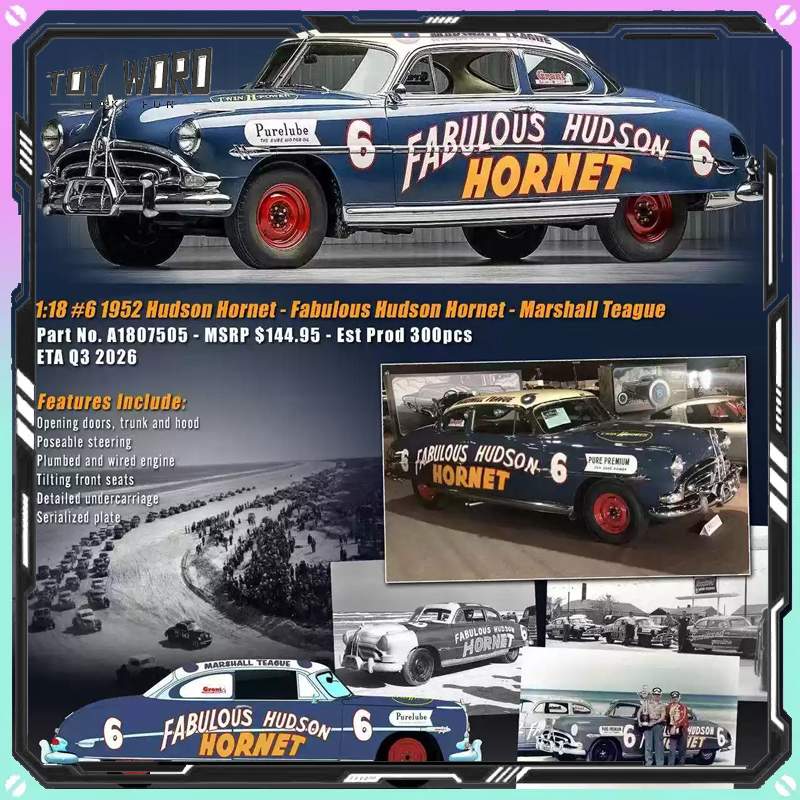 New ACME 1/18 Scale 1952 Hudso - Vintage Collectible Hot Wheels 리뷰 및 가격