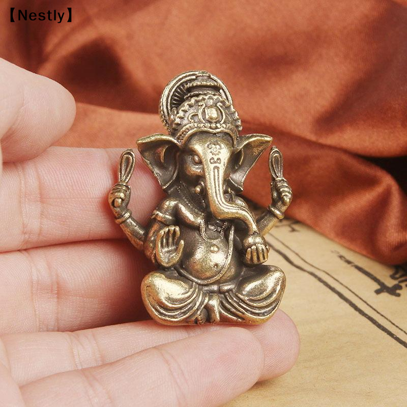 Vintage Brass Thai Elephant Go - Vintage Collectible Ornaments 리뷰 및 가격