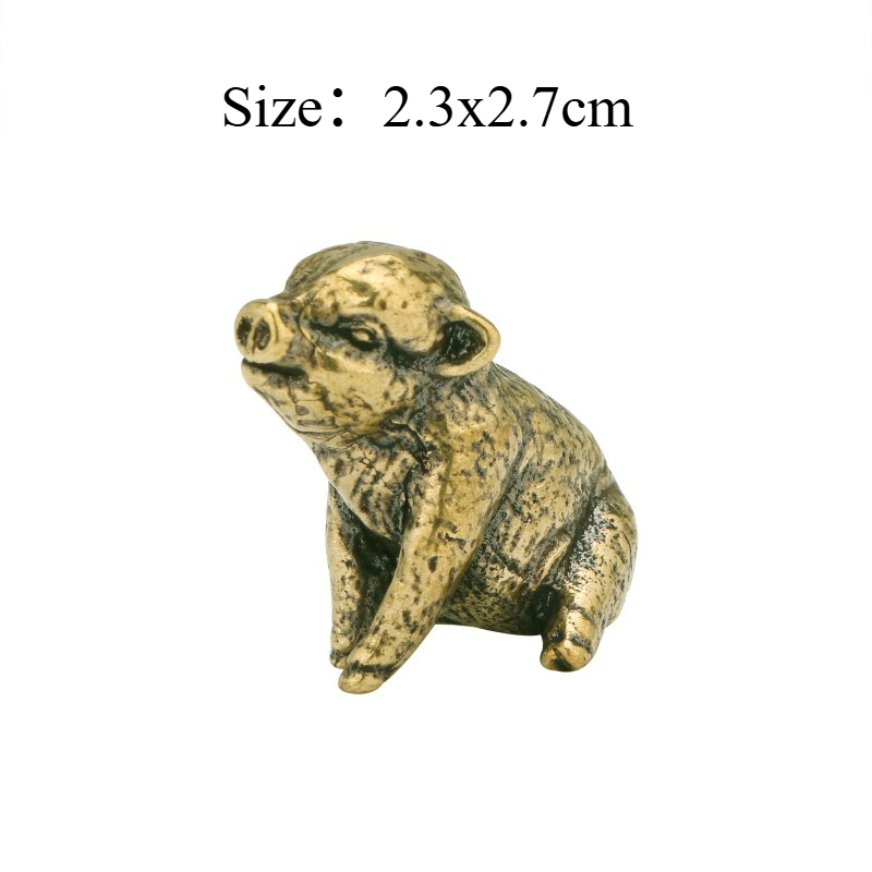 Retro Chinese Zodiac Pig Archa - Vintage Collectible Ornaments 리뷰 및 가격