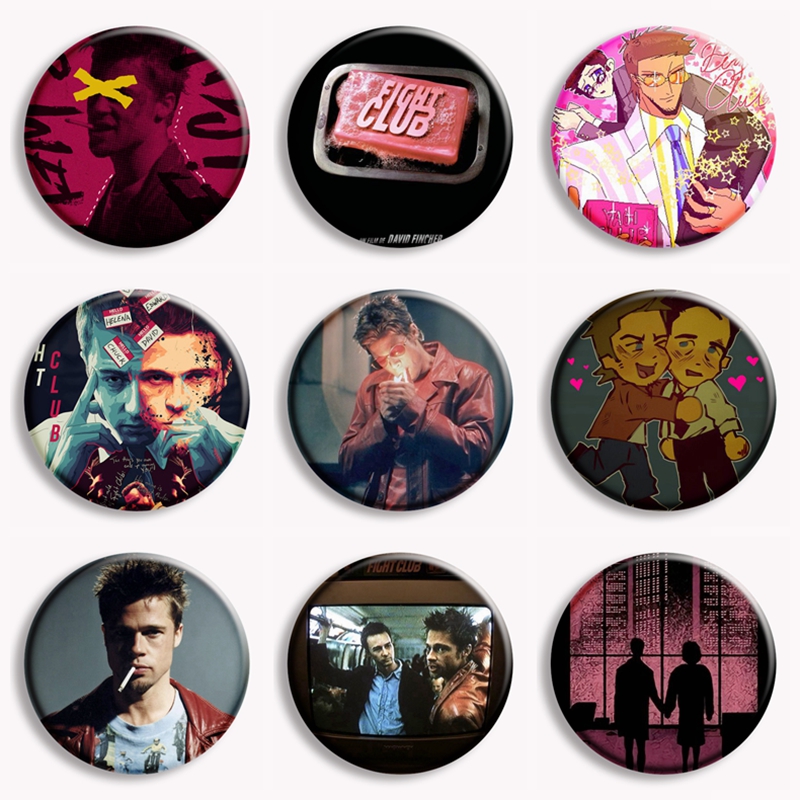 Retro Classic Movie Fight Club - Collectible Vintage Brooches 리뷰 및 가격