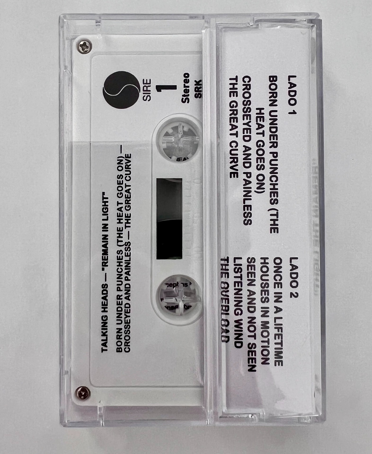 Rock Talking Heads David Byrne - Cassette Tape Head 리뷰 및 가격
