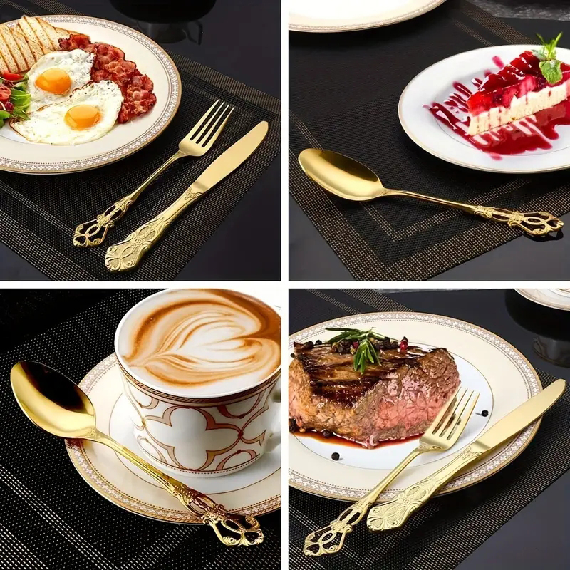 4/24pcs Elegant and durable vi - Vintage Collectible Spoons 리뷰 및 가격