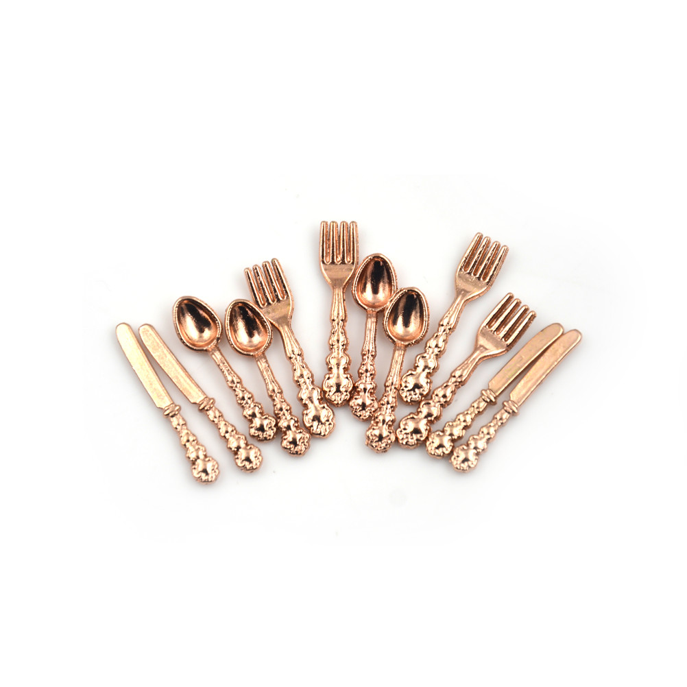 12Pcs 1:12 Mini Vintage Dollho - Vintage Collectible Spoons 리뷰 및 가격