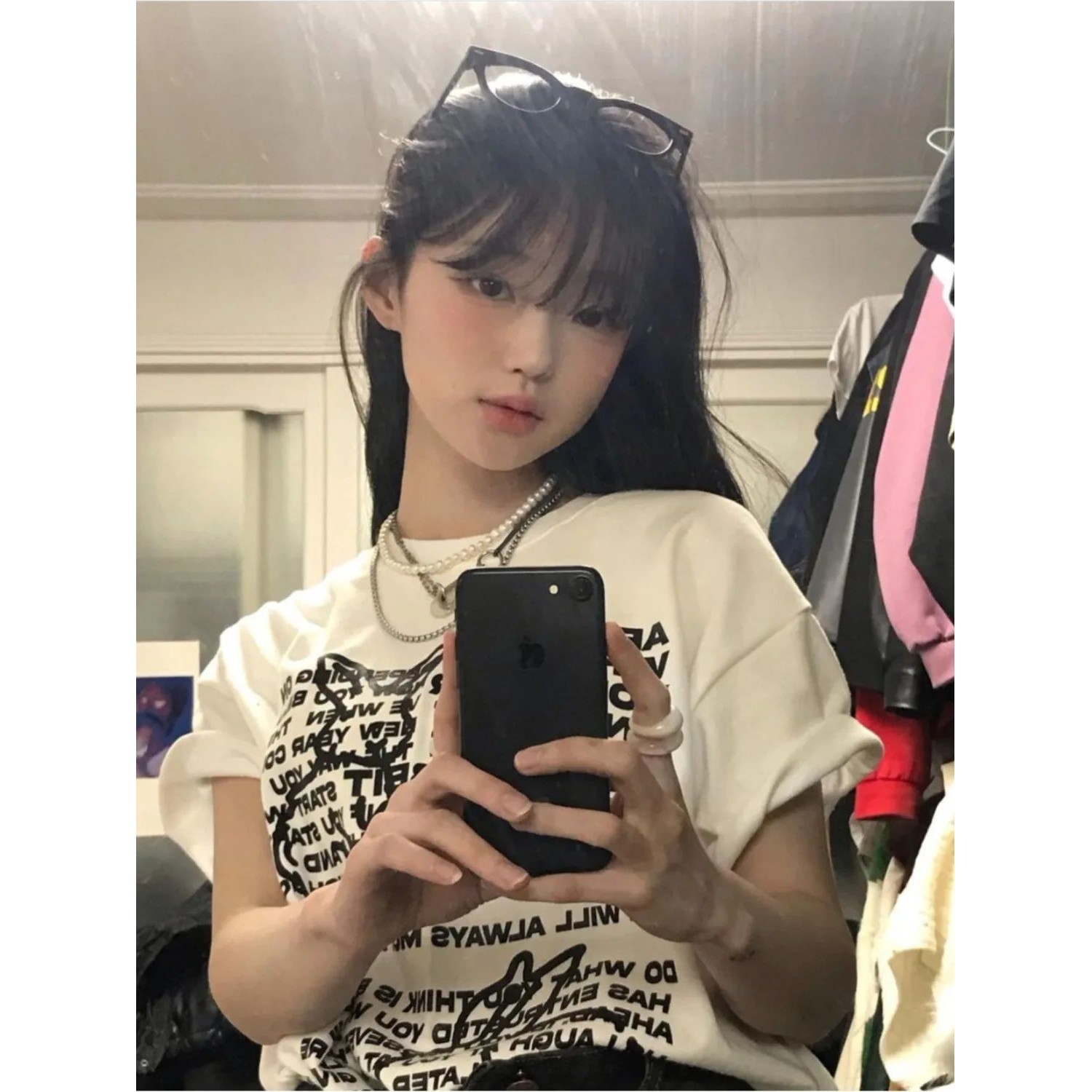 Cute Rabbit Print Women's Vint - Collectible Vintage T Shirts 리뷰 및 가격