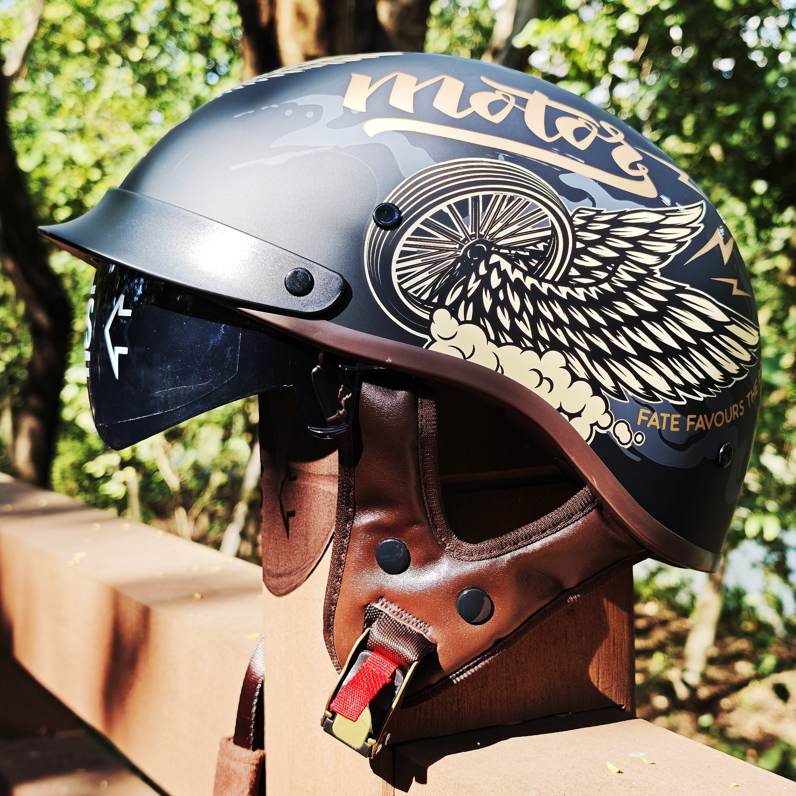 Retro Motorcycle Helmets for M - Lens Cap Vintage 리뷰 및 가격