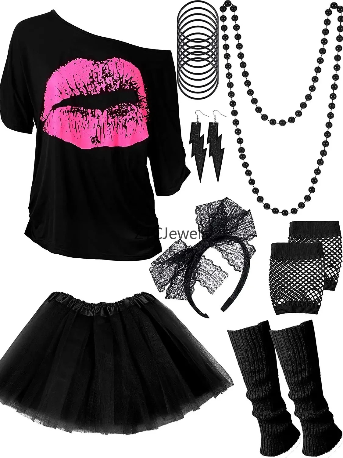 Vintage 80s Prom Costume Set f - Vintage Necklace 리뷰 및 가격